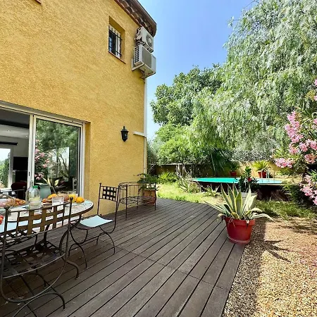 Вилла Maison Occitane Avec Piscine Безье